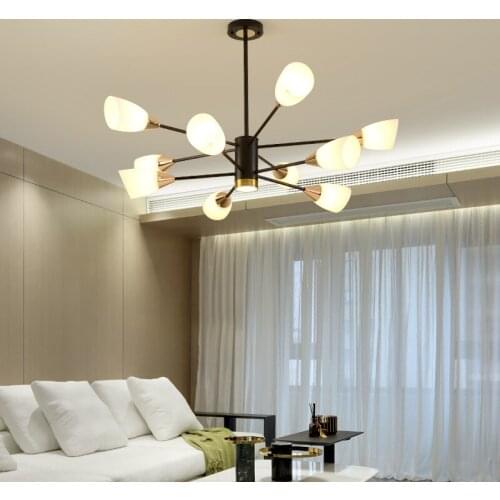 Nordic europe led stone led glass ball pendant lights hanging lights modern led chandelier hang bedroom dining rooom