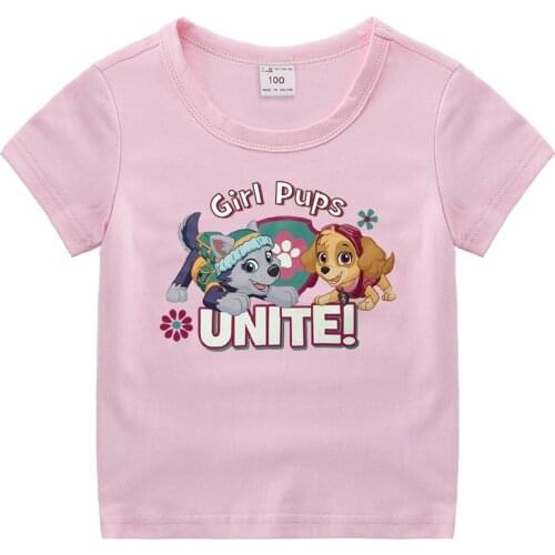 New 3D PAW PATROL Kids T Shirt Print Boys and Girls Clothes Children 2021 Summer Tops Hot Cartoon Kids Clothes Baby T Shirts