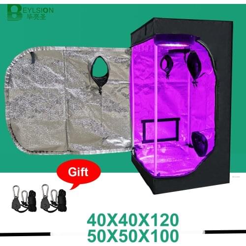 BEYSLION 40x40 50x50 Grow Tent With Bottom Vents Plant Growing Tents Growbox LEDGrow For Indoor LED Grow Light Plant Growth