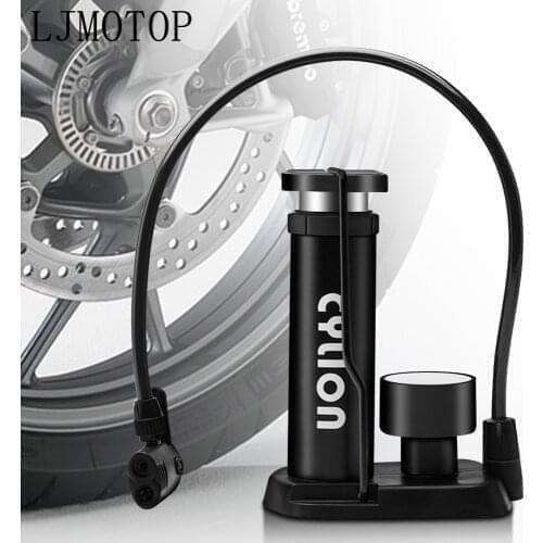 Motocycle Mini Air Pump Portable Folding Type Multifunctional Tire Pump For Yamaha YZF R120 R1 R3 R25 R6 600R MT07 MT09 MT10