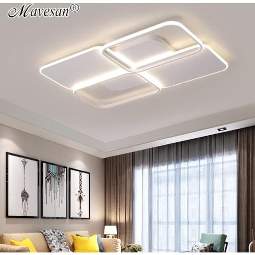 Nordic Simplicity Chandeliers For Living Room Bedroom Villa Kitchen Apartment Restaurant Coffee Bar Indoor Round/Square Lamps