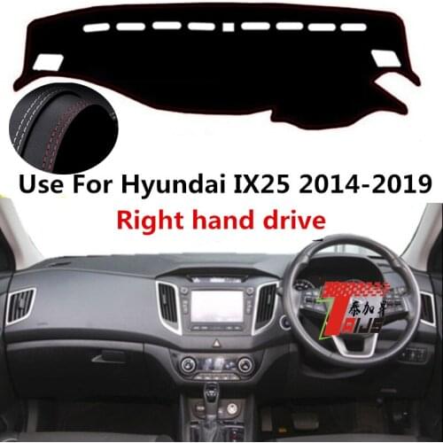TAIJS Factory Calssic Anti UV Leather Car Dashboard Cover For Hyundai IX25 2014 2015 2016 2017 2018 2019 Right hand drive