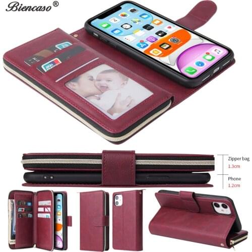 Ultra Thin Zipper Cover For Samsung Galaxy A12 A22 A32 A42 A52 A72 A82 5G A20E A01 A11 A21 A21S A31 A41 A51 A71 5G Stand Fundas