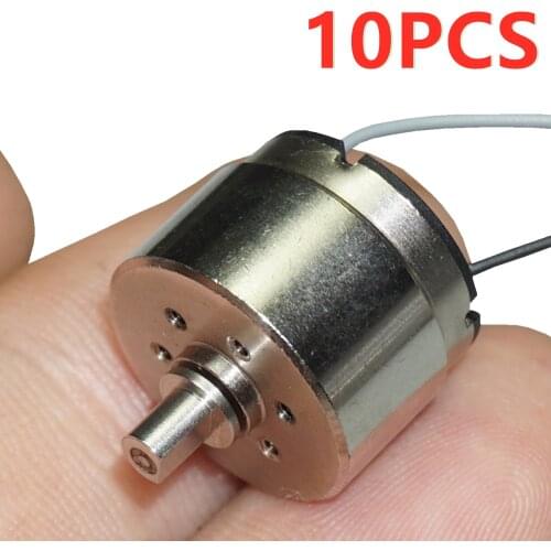 10PCS/LOT 15mm diameter high-speed coreless motor 3V3.7V high-speed coreless power motor neodymium strong magnet 3mm thick shaft