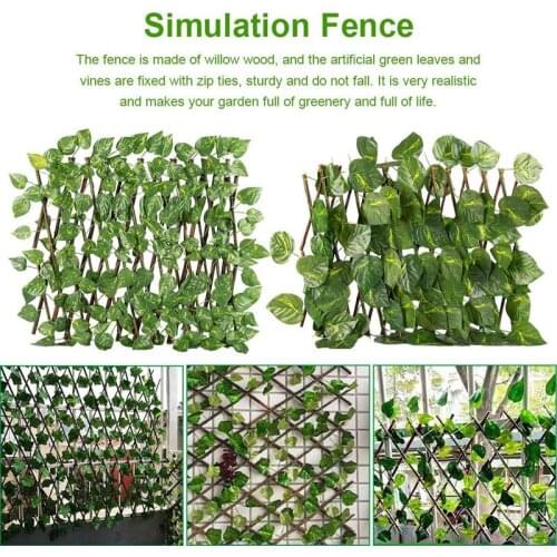 Green Silk Artificial Hanging Ivy Leaf Plants Vines Leaves 1Pcs Diy for Home Bathroom Decoration Garden Party Decor