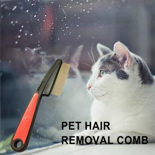 1pc Pet Comb Fleas Remove Lice Hair Grooming Tool Random Color Pet Grooming Comb Teeth Shedding Hair Flea Lice Removal Brush Dog