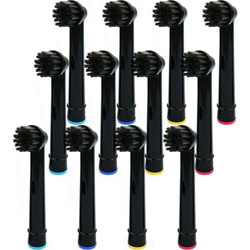 12pcs Bamboo Charcoal Brush Heads For Oral-B Electric Toothbrush Advance Power/Pro Health/Triumph/3D Excel/Vitality Precision