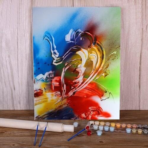 Abstract Spring Paint By Numbers Set Oil Paints 50*70 Paiting By Numbers Paintings For Adults Art