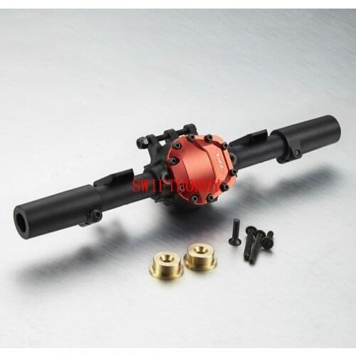 CNC Aluminum Rear Axle Housing Assembly For Axial SCX10 and SCX10