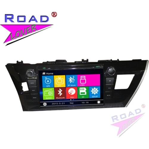 TOPNAVI Wince 6.0 Two Din 9Inch Car Media Center DVD Auto Player For Toyota Corolla 2013- Stereo GPS Navigation Video TFT