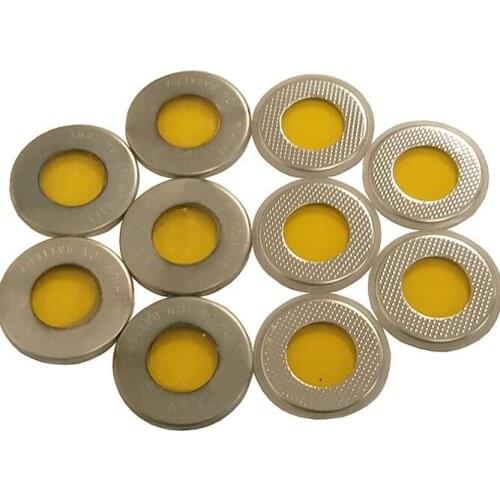 50PACK CR2032 2025 Stainless Steel Coin Cell Case With Two Sides Kapton Windows