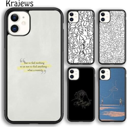 Krajews Call Me By Your Name Elios Faces Outlines Phone Case For iPhone 5s 6s 7 8 plus X XR XS 11 12 pro max Galaxy S8 S9 S10