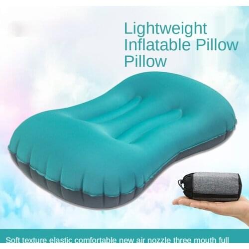 Travel Press Inflatable Pillow Waist Pillow Automatic Inflatable Pillow Portable Foldable Outdoor Inflatable Pillow