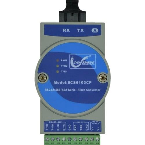 ECS6103CP-SC 2-way RS232/485 to optical transceiver optical transceiver light cat single mode dual fiber SC