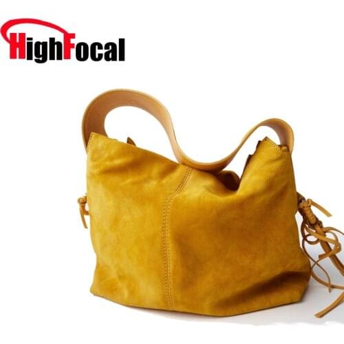 HIGHFOCAL Women's Suede Bags