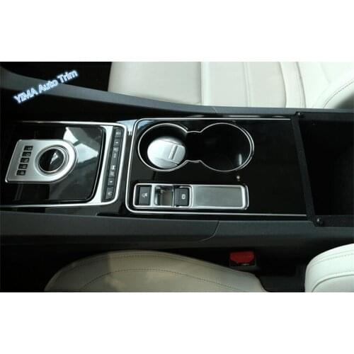 Lapetus Auto Styling Electrical Parking Handbrake Hand Brake / "P" Stalls Cover Trim Fit For Jaguar XF 2016 2017 2018 2019 ABS