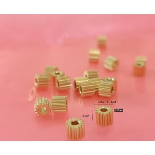 0.3M 14T 1.98MM 2MM HOLE Copper gear SMALL DIY parts