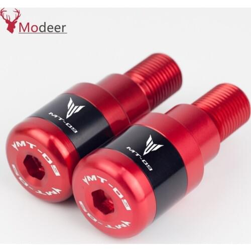 Motorcycle Bar Ends Hand Grips Handlebar End Plugs Caps Cover For Yamaha MT09 FZ09 MT-09 FZ-09 MT FZ 09 2014 2015 2016 2017 2018
