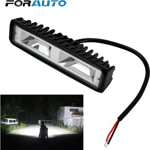 FORAUTO Fog Lamp LED Headlights Offroad Working Light For Car Motorcycle Truck Tractor 12-24V 36W LED Work Light Spotlight