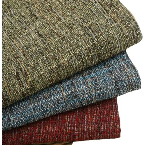 Width 138cm Wholesale Upholstery Sofa Cover Thick Linen Cotton Old Coarse Cloth Slub Diy Tablecloth Canvas Fabric