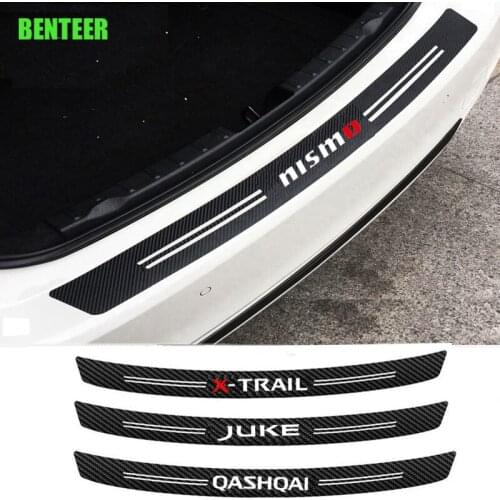 Carbon fiber nismo car bumper protection sticker for nissan Sylphy Tiida Sunny QASHQAI MARCH LIVINA TEANA X-TRAI