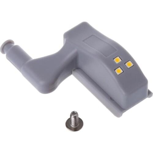 1PC Universal Cabinet Cupboard Hinge LED Sensor Light 0.25W For Kitchen Bedroom E5BE