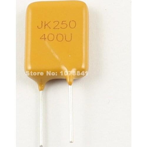 10pcs JinKe Polymer PPTC PTC DIP Resettable Fuse 250V 0.4A 400mA JK250-400U