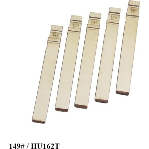 10pcs/lot 149# car key blade HU162T Key blank for VWCar key with center lot