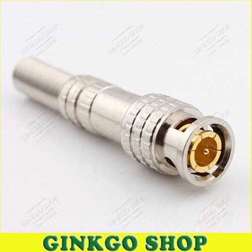 100pcs/lot Metal BNC Connector Welding Type BNC Q9 Connectors for Camera for 75-5/4/3 Cable Connector