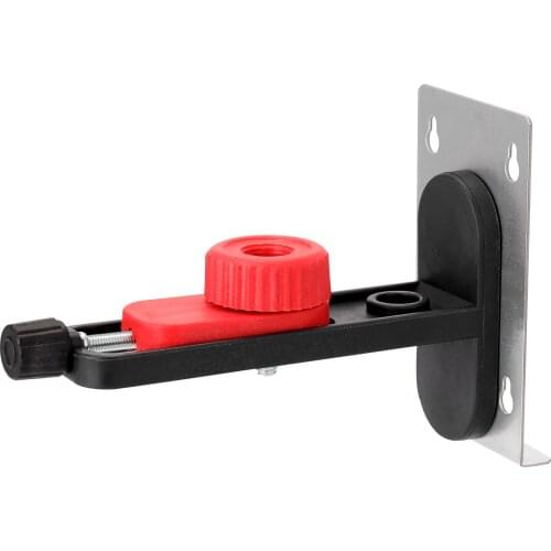360° Rotation Wall-mounted Bracket 30mm Distance Adjustable Laser Level Bracket for Woodworking Tile Layout Wallpapering