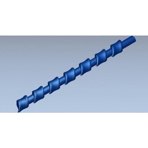 3d model relief for cnc in STL file format Meandr_20