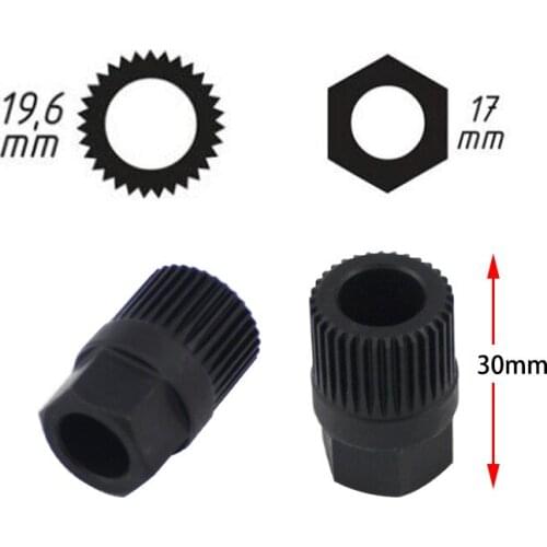 AZGIANT 1set 33T 30mm Alternator Clutch repair generator pulley removal special tools T3400 for VW Audi Mercedes Volvo Ford