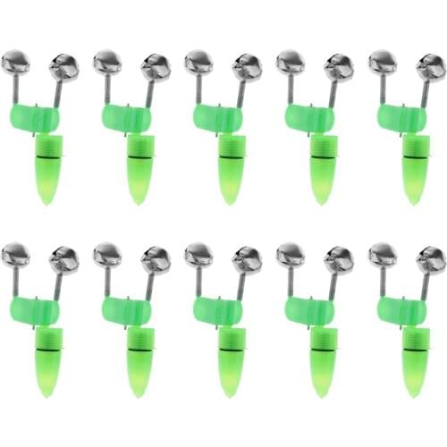 Electronic LED Light Fishing Bite Alarm Fish Sensor Bells Rod Tip Alarms Fishing Tools