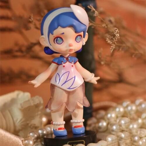 Anime Laura Floral Original Blind Box Guess Bag Figurine Action Figure Cartoon Character Model Toys Doll Desktop Collection