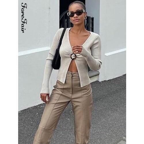 Женские трикотажные футболки Forefair China At AliExpress