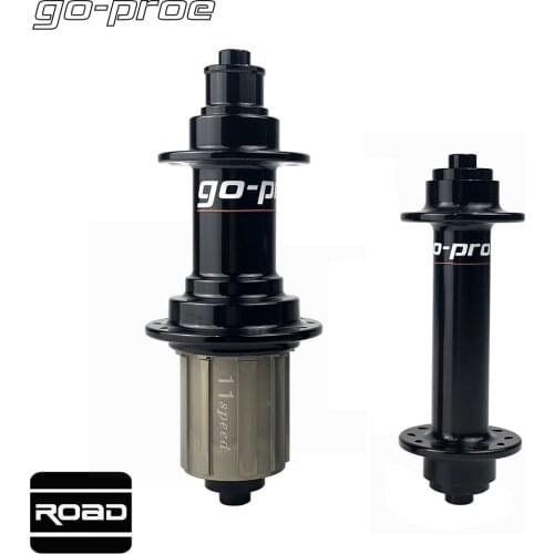 GO-PROE P13 Super Light Road Bike 275g Only J-bend Hub Shimano Freebody 20-24 Holes Axle Front QR100mm Rear QR130mm Bicycle Hub
