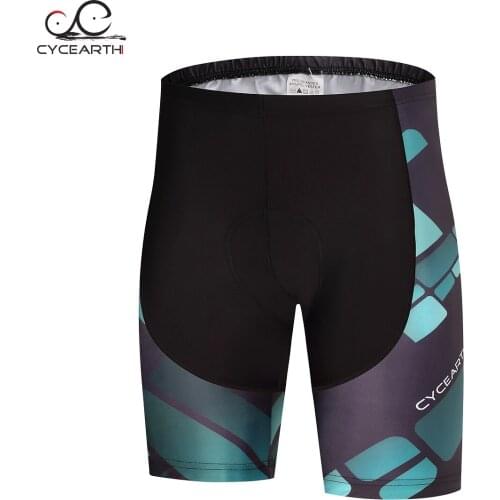 CYCEARTH 2017 Summer Cycling shorts pants Breathable Bike Bicycle Ropa Ciclismo Sport Wear Gel Pad CE0055