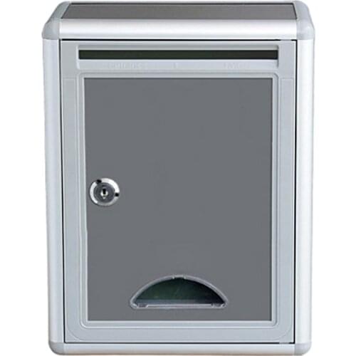 Outdoor Security Locking Mailbox Letter Box Suggestion Box Newspaper Box
