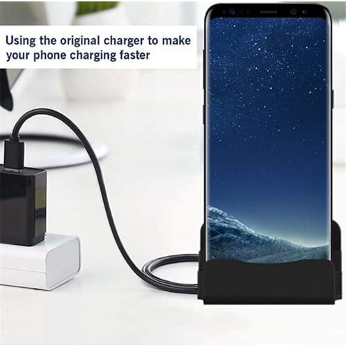 Type-C Dock Desktop Charger Station For Lenovo S5 K5 Z5 Pro K5s K9 ZTE Blade X2 Max 2s View A7 Vita Dock Desktop