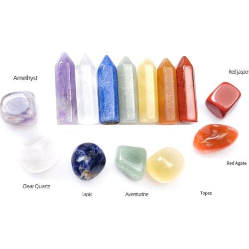 Natural Crystal Energy Stones Irregularly Shaped Lapis Gemstones Gift Box