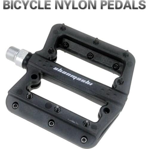 Anti-Slip Mountain Bike Pedals MTB Nylon Ultralight BMX Road Bike Pedals Bicycle Accessories Big Foot Flat Pedals MTB Bike Parts
