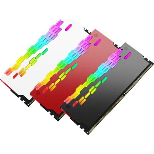 JONSBO 5V ARGB RAM Memory Heatsink Cooling Vest AURA Control Aluminum Desktop PC RAM Cooler Heat Sink Radiator Thermal Pad