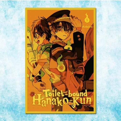 Retro Japanese Anime Poster Ground Bondage Boy Hanako-Kun Vintage Family Room Art Wall Decoration-002