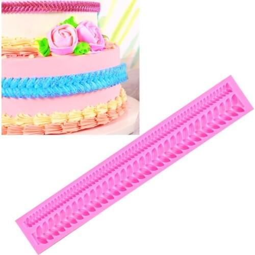 Article Leaves Silicone Mold Leaves Cupcake Topper Fondant Molds DIY Cake Decorating Tools Candy Clay Chocolate Gumpaste Mould