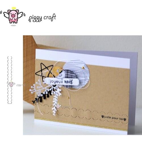 Piggy Craft metal cutting dies cut die mold Tear strip decoration Scrapbook paper craft knife mould blade punch stencils dies