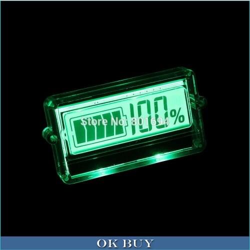TH01 2015 Newest Band 1S 3.7V Lithium Battery Electric Quantity Tester LCD Monitor Power Dashboard Indicator With Shell
