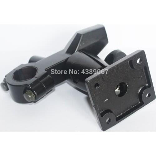 Aluminum Alloy Bicycle Handlebar Motorcycle Rail Bar Mount with Standard AMPS Hole Pattern for Garmin TomTom GPS Navigator etc