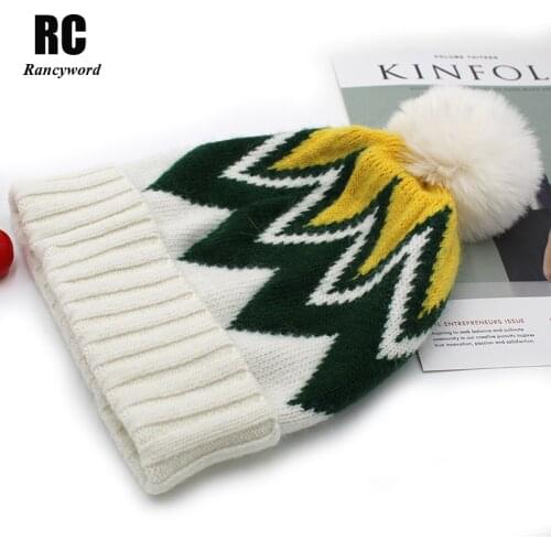 New Winter Hat for Women Rabbit Cashmere Knitted Beanies Thick Warm Vogue Ladies Wool Angora Hat Female Beanie Hats