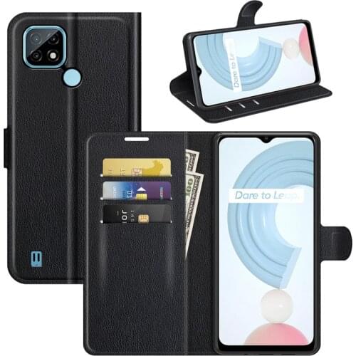 For OPPO Realme C21 Case Cover Wallet Leather Flip Leather Phone Case For OPPO Realme C21 Stand Cover For OPPO Realme C21