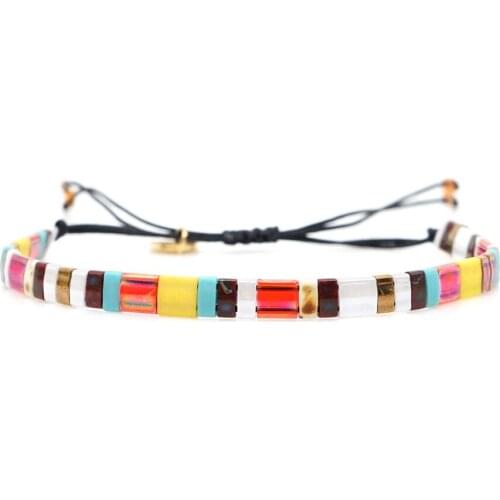 Rice Bead Bracelet Bohemian Style Bracelet Retro Ethnic Style Jewelry Ladies New Hand Jewelry Woven Bracelet Fashion Jewelry